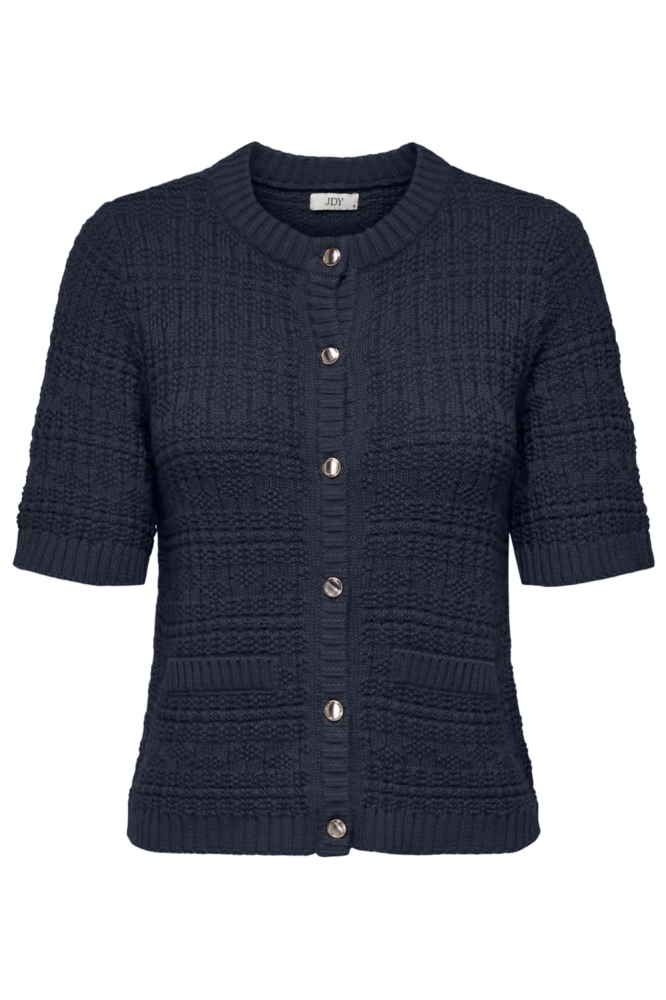 JDYTIKKA S/S O-NECK CARDIGAN KNT 15351820 Total Eclipse
